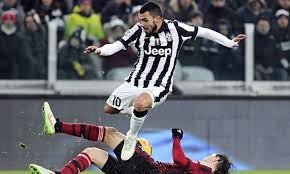Carlos Tevez scored his 11th goal of the season in a 3-1 over a very poor AC Milan side